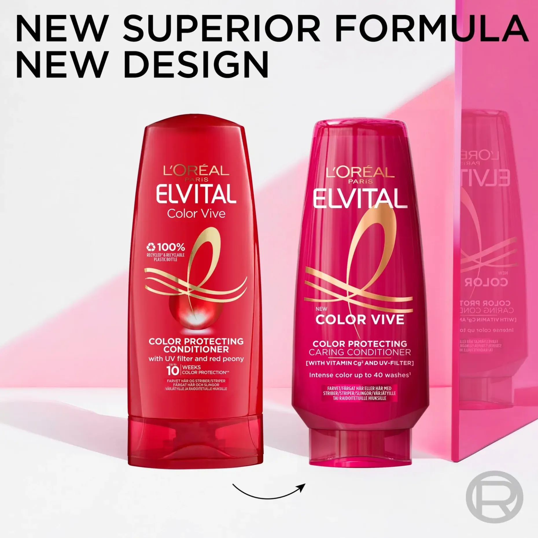 L'Oréal Paris Elvital Color-Vive Hoitoaine värjätyille ja raidoitetuille hiuksille 200ml