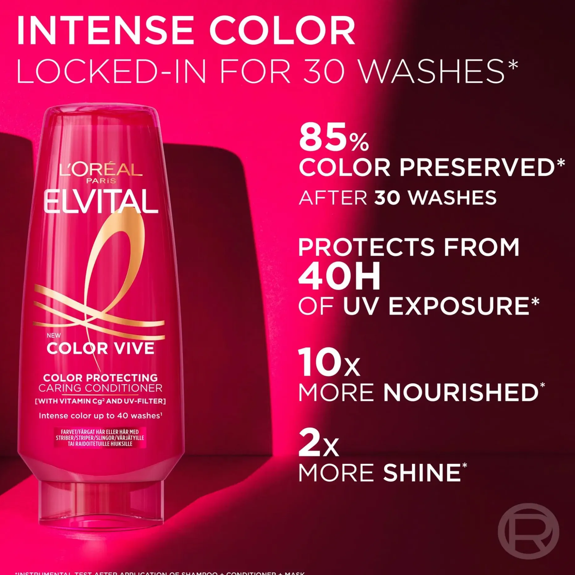 L'Oréal Paris Elvital Color-Vive Hoitoaine värjätyille ja raidoitetuille hiuksille 200ml