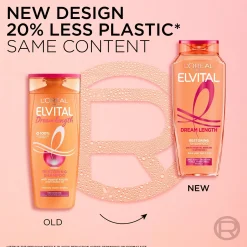 L'Oréal Paris Elvital Dream Length Restoring shampoo pitkille, vaurioituneille hiuksille 250ml