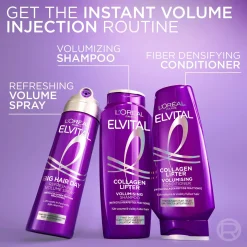 L'Oréal Paris Elvital 200ml Collagen Lifter hoitoaine ohuille ja latteille hiuksille