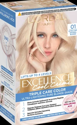 L'Oréal Paris Excellence Creme 01 Blonde Supreme Erittäin Kirkas Vaalea kestoväri 1kpl