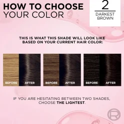 L'Oréal Paris Excellence Creme 2 Black Brown Mustanruskea kestoväri 1kpl