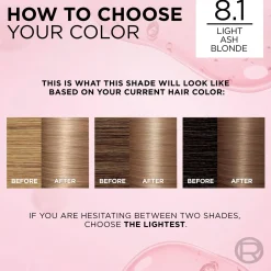 L'Oréal Paris Excellence Creme 8.1 Light Ash Blonde Keskivaalea Tuhka kestoväri 1kpl