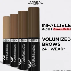 L'Oréal Paris Infaillible Brows 24H Volumizing Eyebrow 5.0 Light Brunette kulmamaskara 5ml