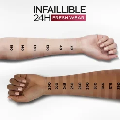 L'Oréal Paris Infaillible 24h Fresh Wear 300 Amber meikkipuuteri 9 g