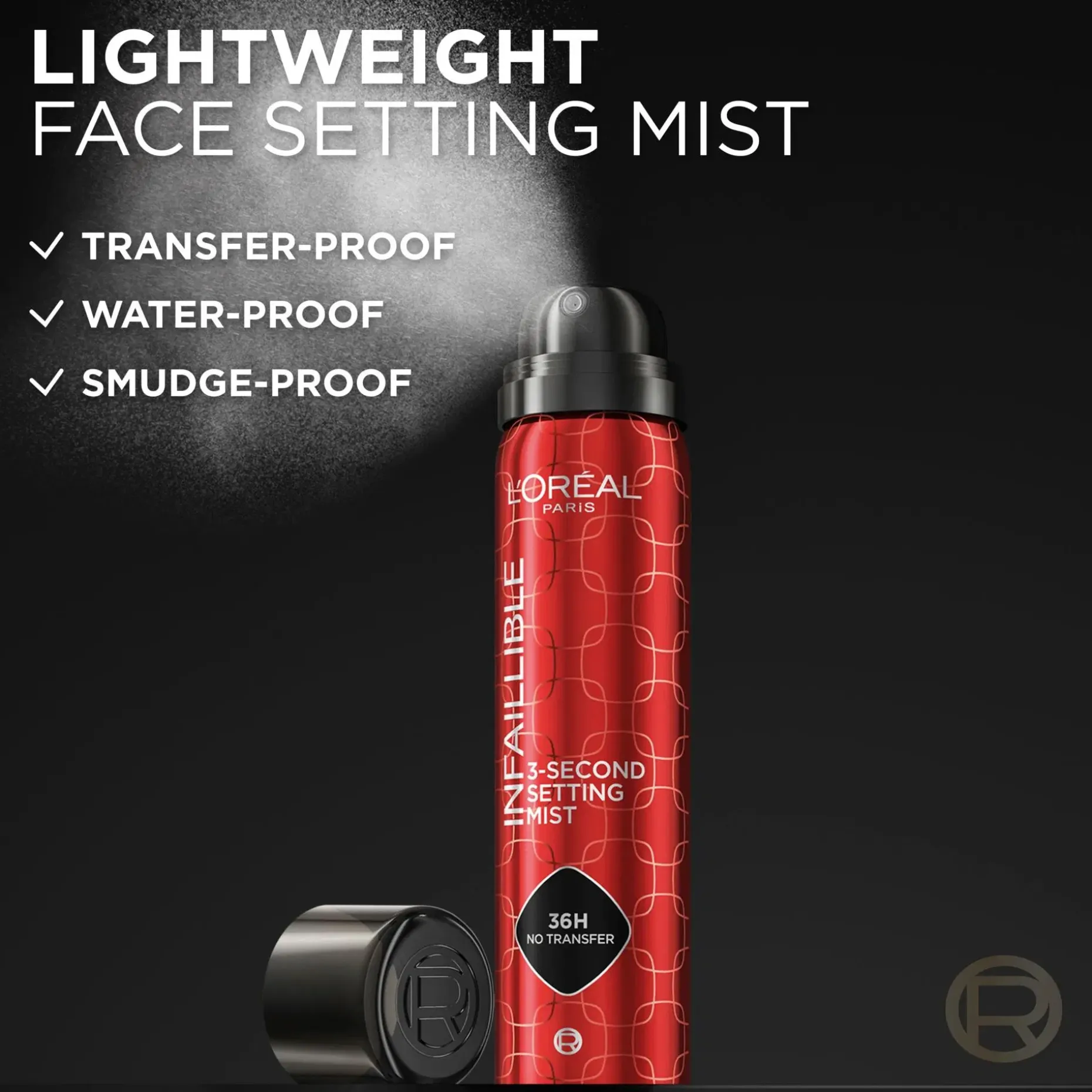 L'Oréal Paris Infaillible 3-Second Setting Mist meikinkiinnityssuihke 75ml
