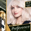 L'Oréal Paris Préférence 10.21 Stockholm Extra Light Pearl Blonde Erittäin kirkas helmiäisvaalea kestoväri 1kpl