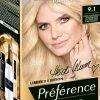 L'Oréal Paris Préférence Kestoväri Hiuksille normaaleille hiuksille 9.1 Viking Ash Blonde 1 pc