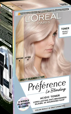 L'Oréal Paris Préférence Le Blonding Pearly Boost kevytväri 02