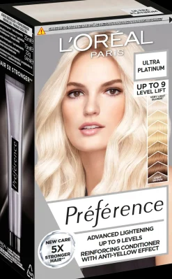 L'Oréal Paris Préférence Le Blonding Ultra Platinum 9 asteen ultravoimakas vaalennus 1kpl