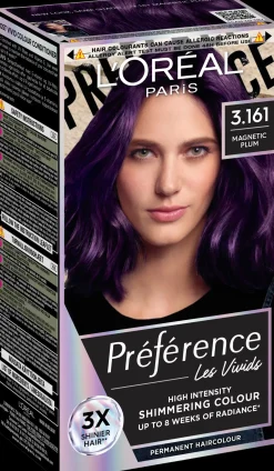L'Oréal Paris Préférence Vivid Colours Magnetic Plum intensiivinen kestoväri 1kpl