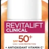 L'Oréal Paris Revitalift Clinical Daily Moisturizing Fluid SPF 50 päivävoide normaalille iholle 50ml