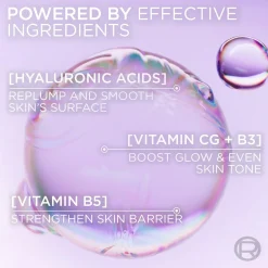 L'Oréal Paris Revitalift Filler Glass Skin Nestemäinen Päivävoide normaalille iholle 50 ml