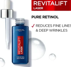 L'Oréal Paris Revitalift Laser Pure Retinol yöseerumi ryppyjä vastaan 30ml
