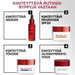 L'Oréal Paris Revitalift ryppyjä silottava ja ihoa kiinteyttävä yövoide 50ml