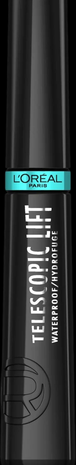 L'Oréal Paris Telescopic Lift Waterproof Black musta maskara 9,9ml