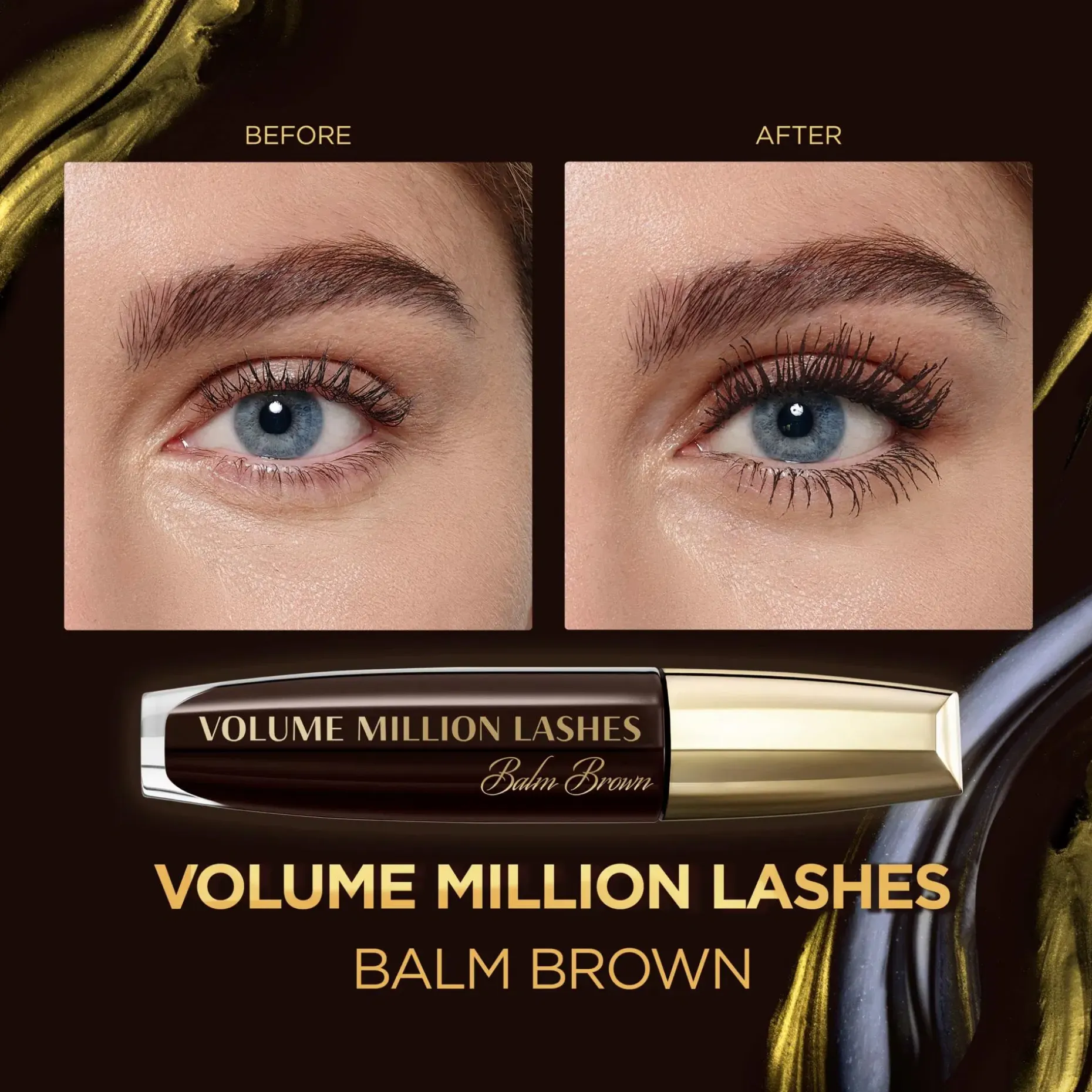L'Oréal Paris Volume Million Lashes Balm Brown maskara 8,9ml