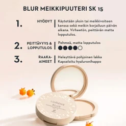Lumene Blur SK15 meikkipuuteri 10 g