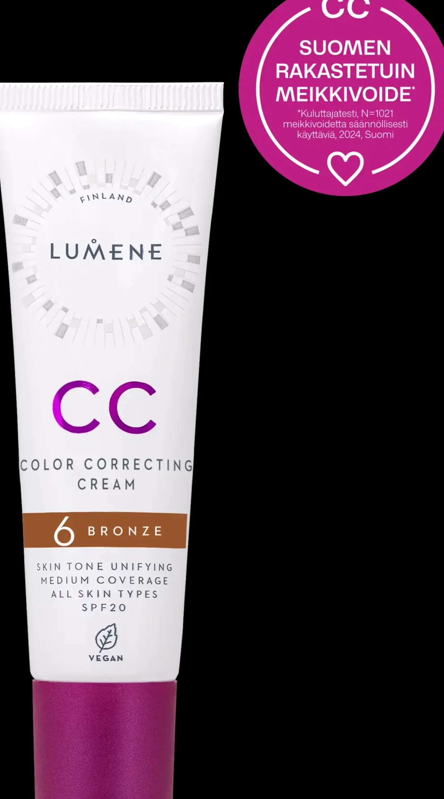 Lumene CC Color Correcting Meikkivoide SK20 6 Bronze 30 ml