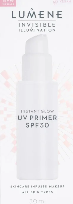 Lumene Invisible Illumination Instant Glow Heleyttävä Meikinpohjustaja SK 30 30ml