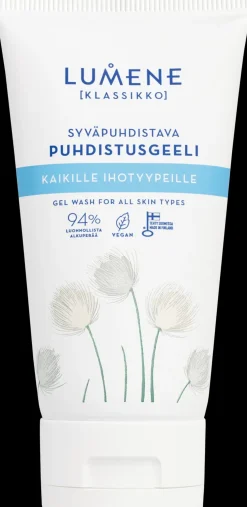 Lumene KLASSIKKO Syväpuhdistava puhdistusgeeli kaikille ihotyypeille 150ml