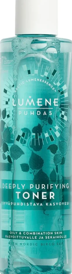 Lumene PUHDAS Syväpuhdistava kasvovesi 200ml
