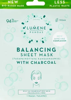 Lumene PUHDAS Tasapainottava kangasnaamio 1 kpl