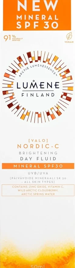 Lumene VALO Kirkastava päivävoide mineraali sk 30 50 ml