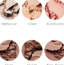 MAC StudFix Sculpt&Sha Contour Pal varjostus- ja kororstuspaletti kasvoille 14,4 g