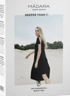 Madara Become Organic Set (Puhdistusvaahto 150 ml, Syväkosteuttava emulsio 25 ml ja Uudistava yövoide 25 ml)
