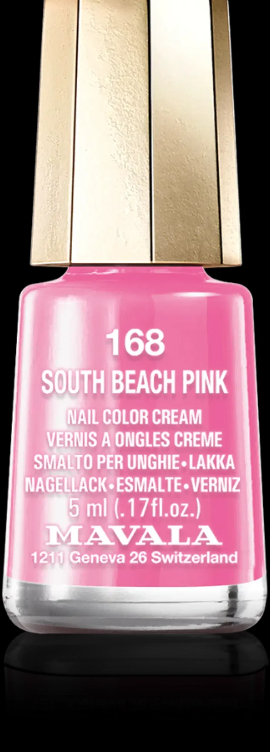 Mavala 5ml Nail Color Cream 168 South Beach Pink kynsilakka