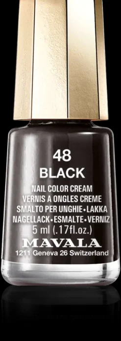 Mavala 5ml Nail Polish 48 Black kynsilakka