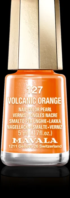 Mavala 5ml Nail Polish 127 Volcanic Orange kynsilakka