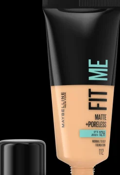 Maybelline New York Fit Me Matte+Poreless 112 Soft Beige -meikkivoide 30ml