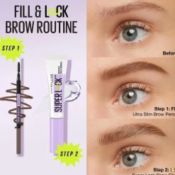 Maybelline New York Express Brow Ultra Slim 02 Soft Brown -kulmakynä 0,84g