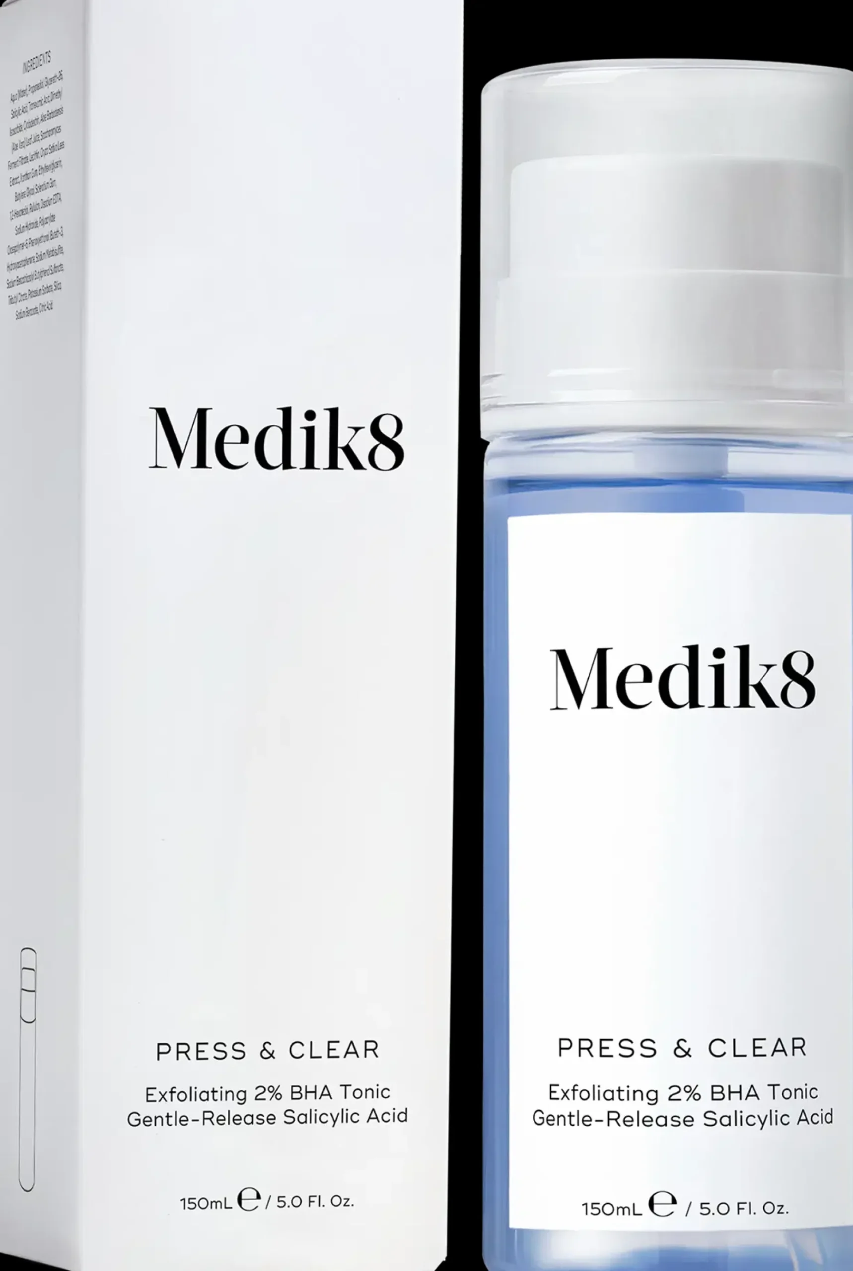 Medik8 Press & Clear BHA-kasvovesi 150 ml