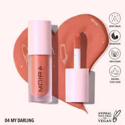 MOIRA Love Steady Liquid Blush nestemäinen poskipuna 4,8 g