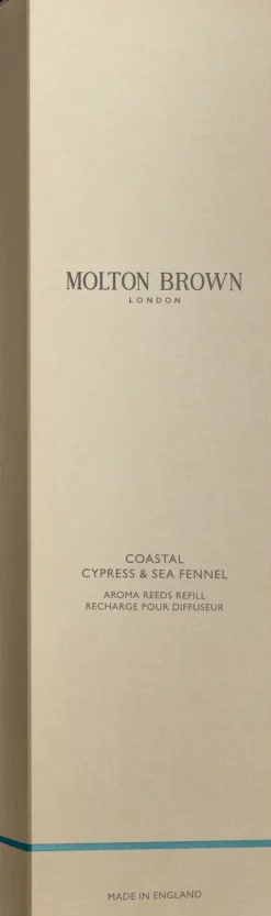Molton Brown Coastal Cypress & Sea Fennel Aroma Reeds Refill tuoksutikkujen täyttöpakkaus 150 ml