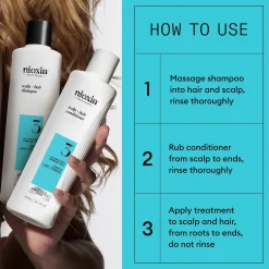 Nioxin System 3 KIT hoitopakkaus 300+300+100 ml