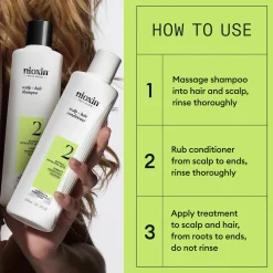 Nioxin System 2 KIT hoitopakkaus 300+300+100 ml