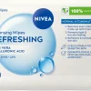 NIVEA 25 kpl Daily Essentials Refreshing Cleansing Wipes puhdistusliinat normaalille iholle