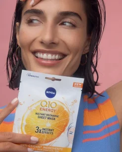 NIVEA 1kpl Q10 Anti-Wrinkle Energy Sheet Mask -kasvonaamio