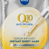 NIVEA 1kpl Q10 Anti-Wrinkle Power Serum Infused Sheet Mask -kasvonaamio