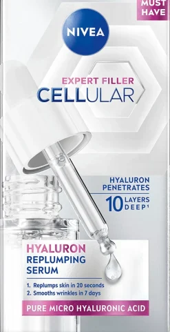 NIVEA 15ml Cellular Expert Filler Hyaluron Replumping Serum -kasvoseerumi