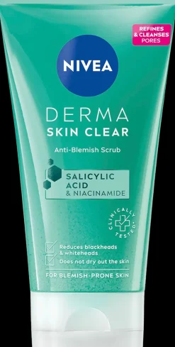 NIVEA 150ml Derma Skin Clear Anti-Blemish Scrub -kuorintavoide