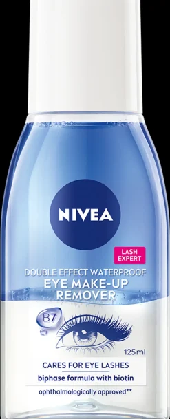 NIVEA 125ml Double Effect Eye Make-up Remover -silmämeikinpoistoaine
