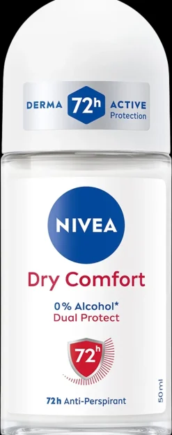 NIVEA 50ml Dry Comfort Deo Roll-on -antiperspirantti