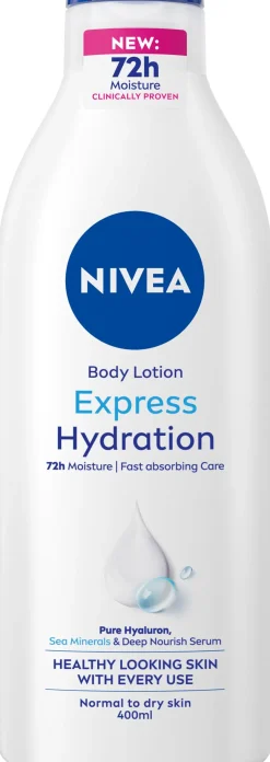 NIVEA 400ml Express Hydration Body Lotion -vartaloemulsio