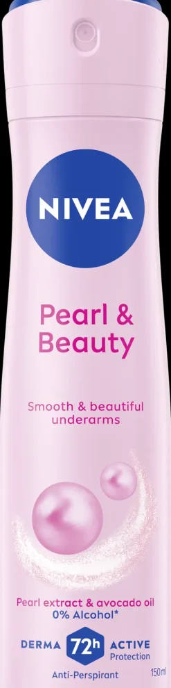 NIVEA 150ml Pearl & Beauty Deo Spray -antiperspirantti