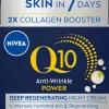 NIVEA 50ml Q10 Anti-Wrinkle Power Deep Regenerating Night Cream -yövoide